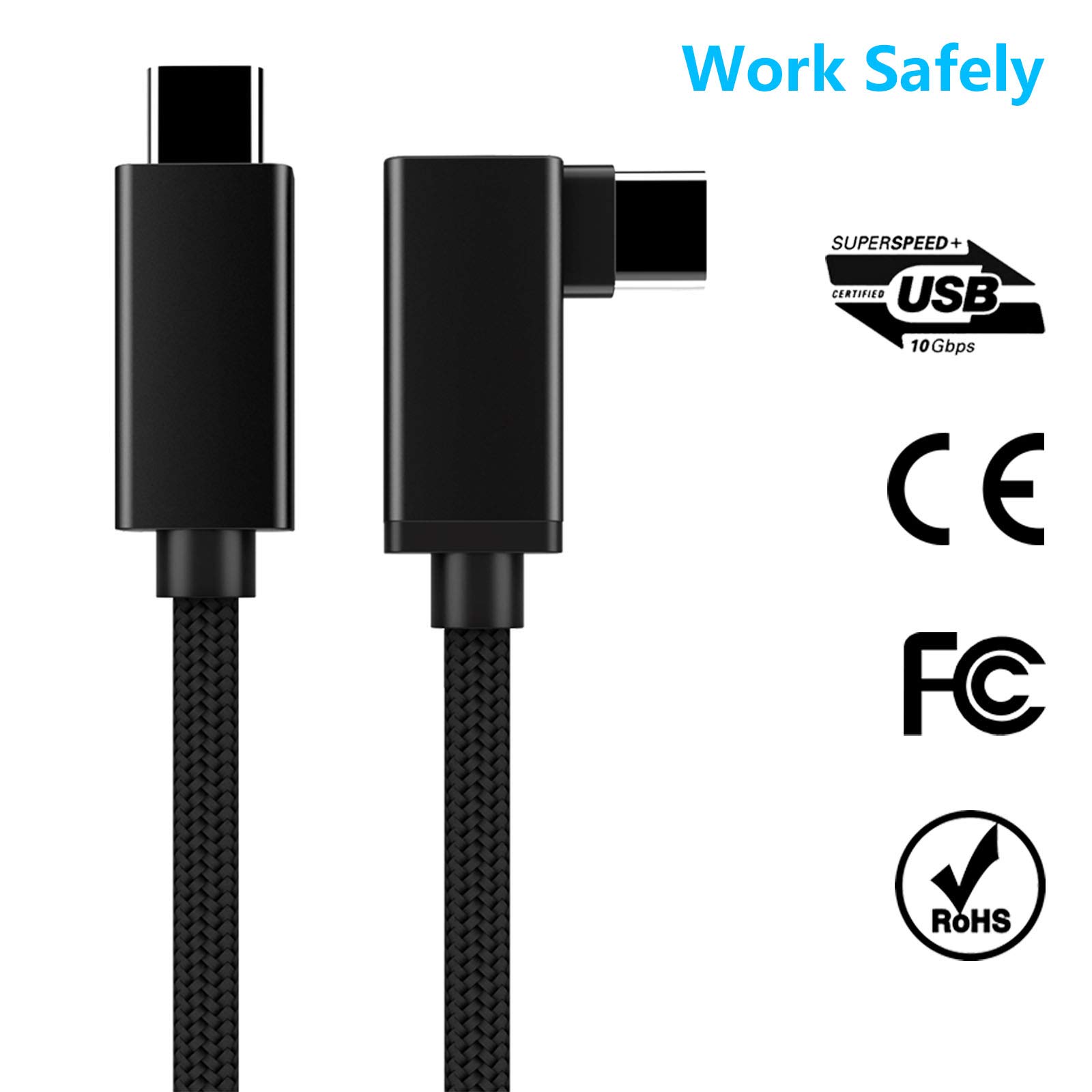 Cavo USB C Piatto In Silicone Con Gomito: Angolo Retto, Supporto Video 4K E Ricarica 60W, 8 Lunghezze - 2