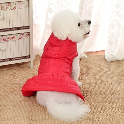 Miniatura 3 de Ropa cálida de invierno para perros Chihuahua, chaqueta de princesa para perro, abrigo para perros pequeños y medianos, gatos, vestido de pitbull (A