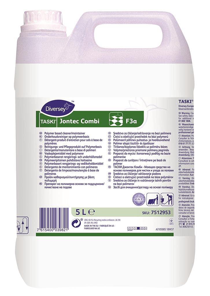 Taski Jontec Combi F3A - Limpiador-Mantenedor, Limpia, Repara Y Abrillanta Limpieza del hogar