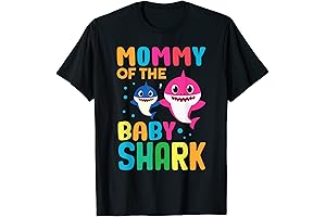 Momma Shark Shirt: Funny Birthday Gift for Mom