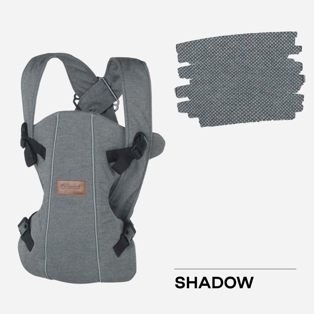 Jané Dual Marsupio Ergonomico Neonato, dalla Nascita (3,5–15 kg), 3 Posizioni, Imbottito e Traspirante, Grigio