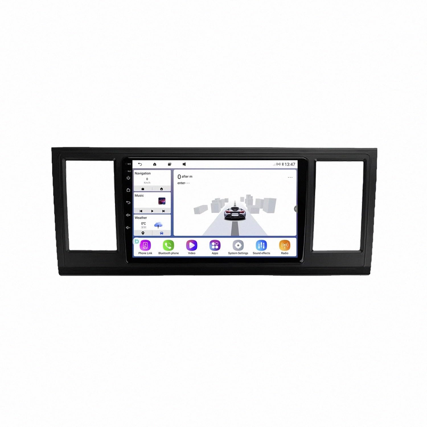 Radio de coche 2 DIN para VW Caravelle T6 con Bluetooth 2G+32G y GPS 8