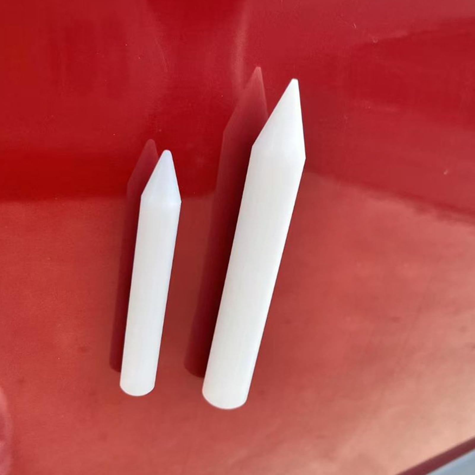 Reparación de abolladuras automáticas, lápiz para reparación de abolladuras, herramientas para reparación de abolladuras, 3 lápices blancos de nailon para reparación de abolladuras de coche