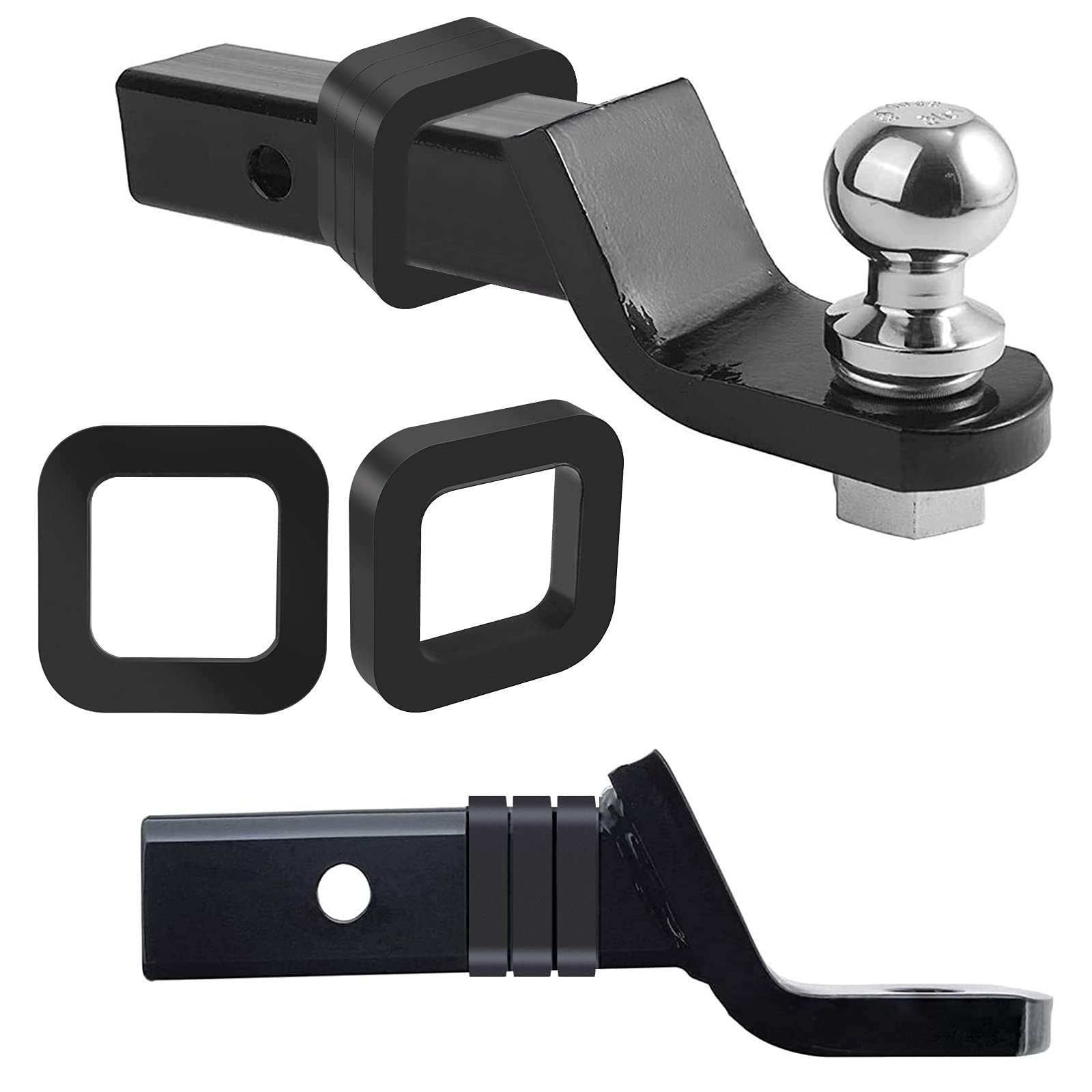 12Pack 2 Inch Hitch Receiver Silencer Pad, Eliminate