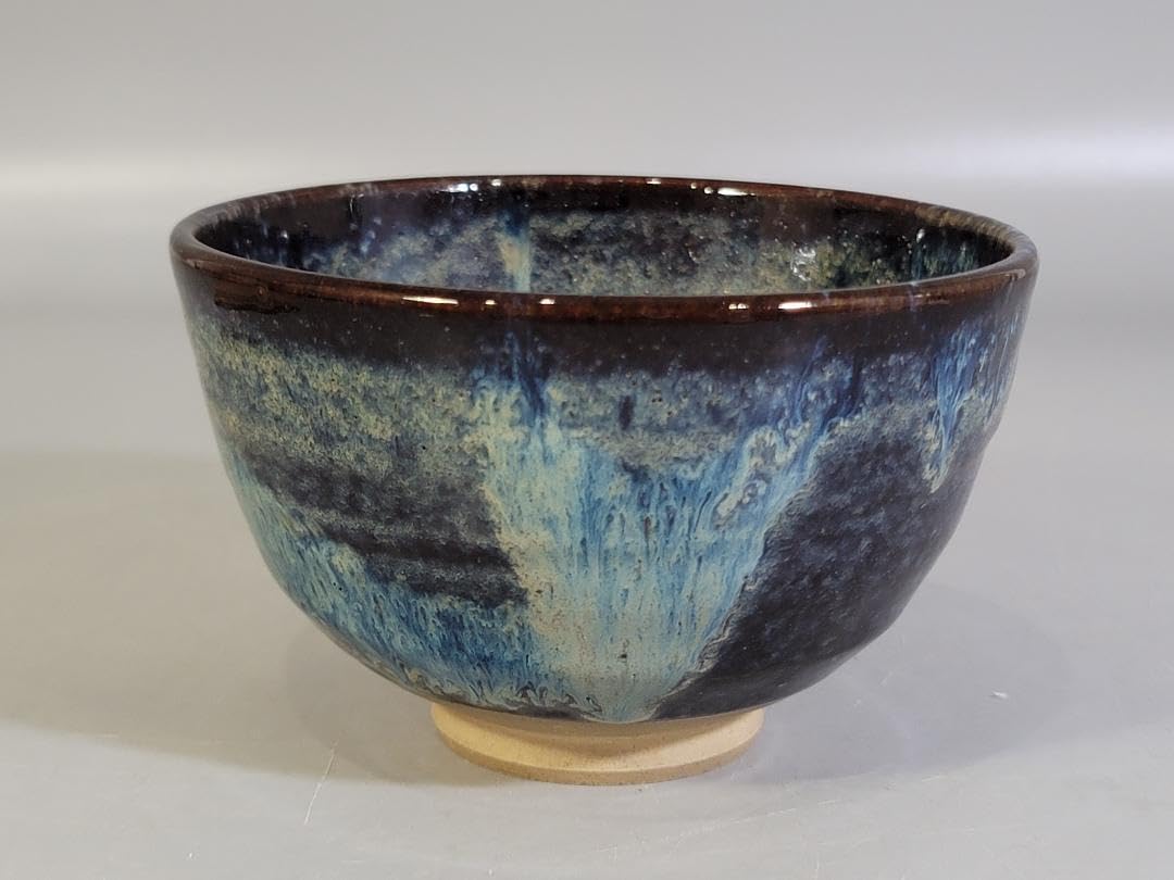 Kiyomizu Ware Matcha Bowl by Artist *Wooden box is not included for international shipment