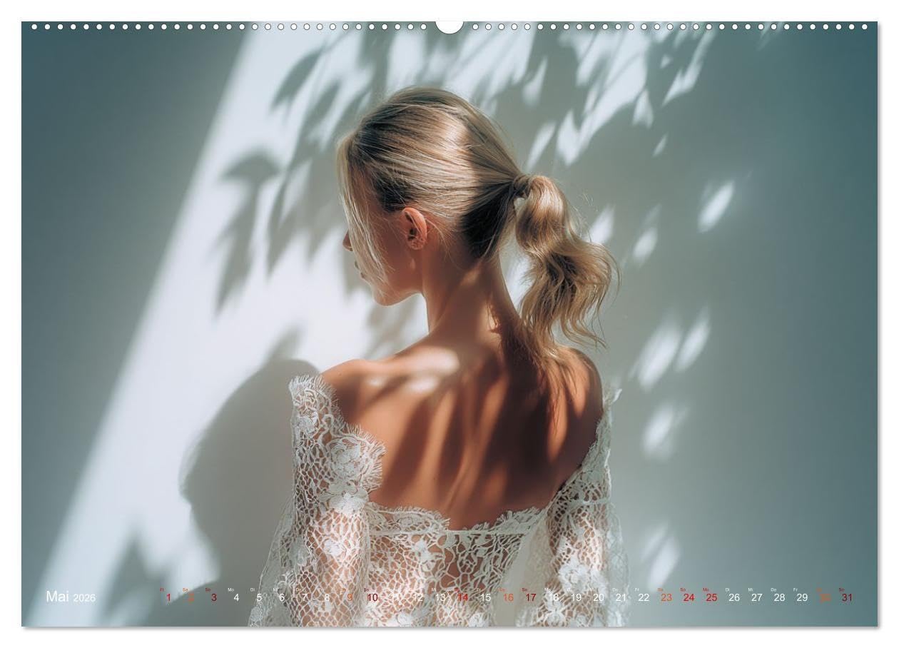 Zwischen Haut und Licht (hochwertiger Premium Wandkalender 2026 DIN A2 quer), Kunstdruck in Hochglanz: Die Poesie des Körpers - ästhetisch, zart und voller stiller Eleganz. (CALVENDO Erotik)