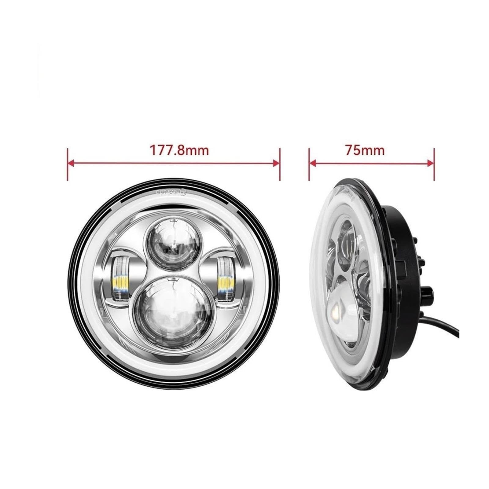 Pasuje do reflektorów Royal Enfield Himalayan Moto Halo DRL