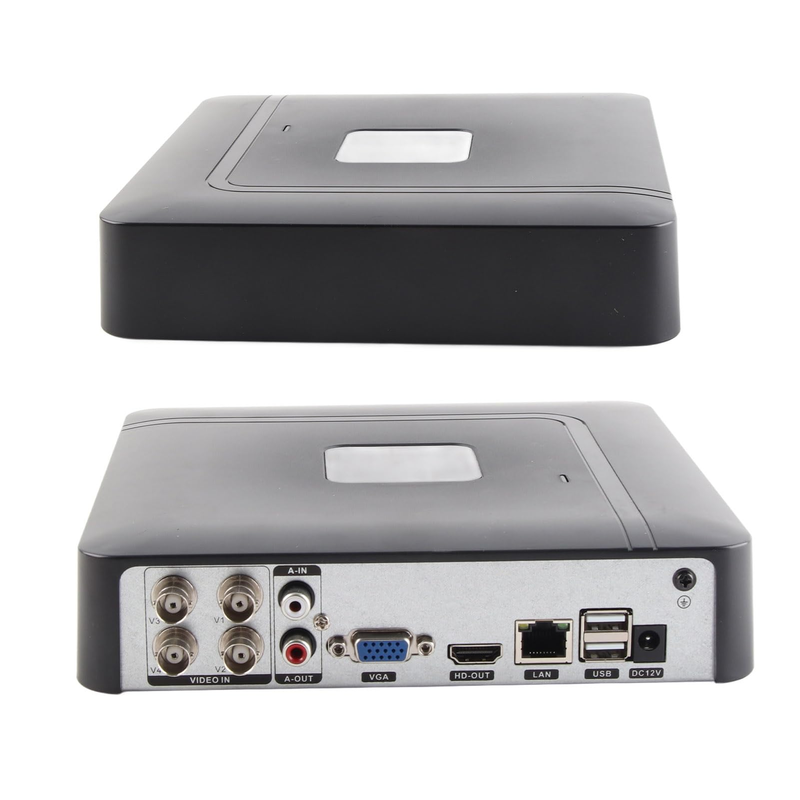 4 Canaux 4CH Security CCTV AHd CVI/TVI/DVr NVR Enregistreur Vidéo 5 en 1 Enregistreur Vidéo en Temps Réel 100-240V (Réglementation européenne 100-240V)