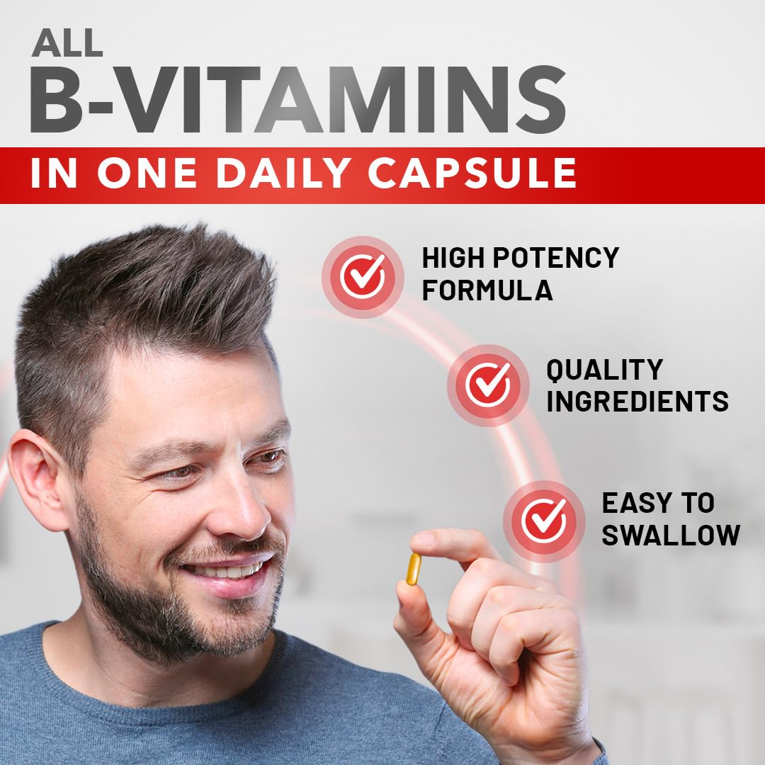 Divine Bounty Vitamin B Complex, All B Vitamins in One Capsule, 90 Count — Amazon image 3
