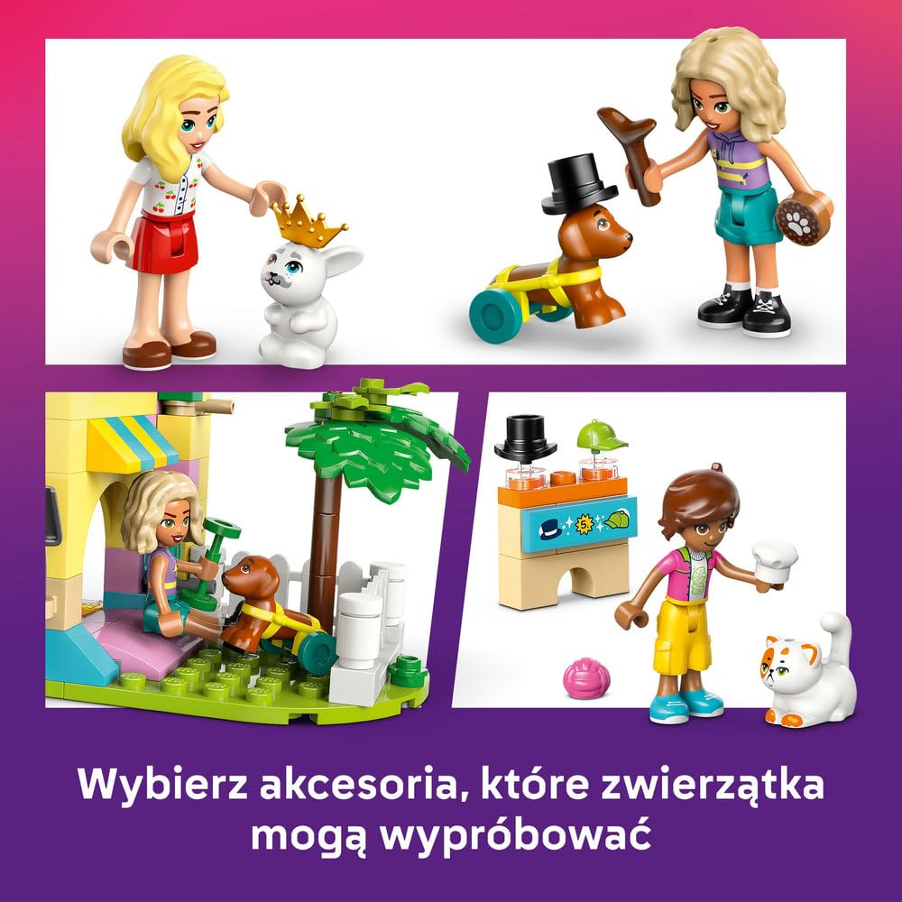 LEGO Friends Sklep z akcesoriami dla zwierząt 42650 | Akcesoria dla zwierząt, zabawa w sklep, prezent dla dziewczynki i chłopca 6+, 375 elementów