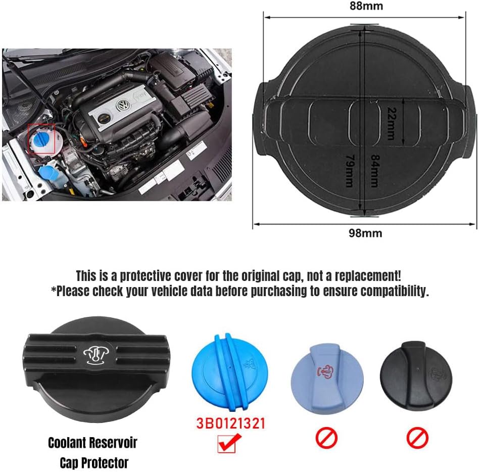 Oil Coolant Washer Cap Set EA888.2 for Golf 6 GTI MK6 Scirocco 3pcs