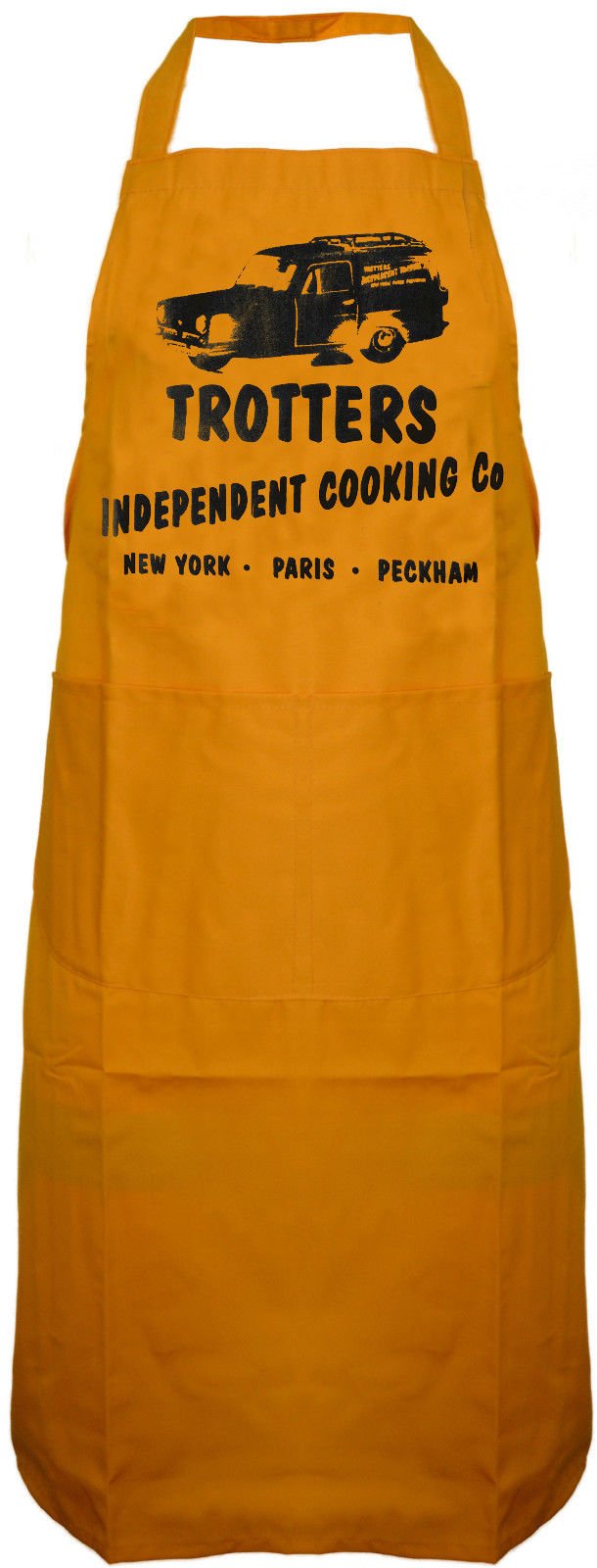 Originmenswear Men's Yellow - Trotters Independent! Originwear [Yellow - Trotters Independent!] New Wo Unisex Comedy Comic Humorous Printed Bbq Kitchen Cooking Apron