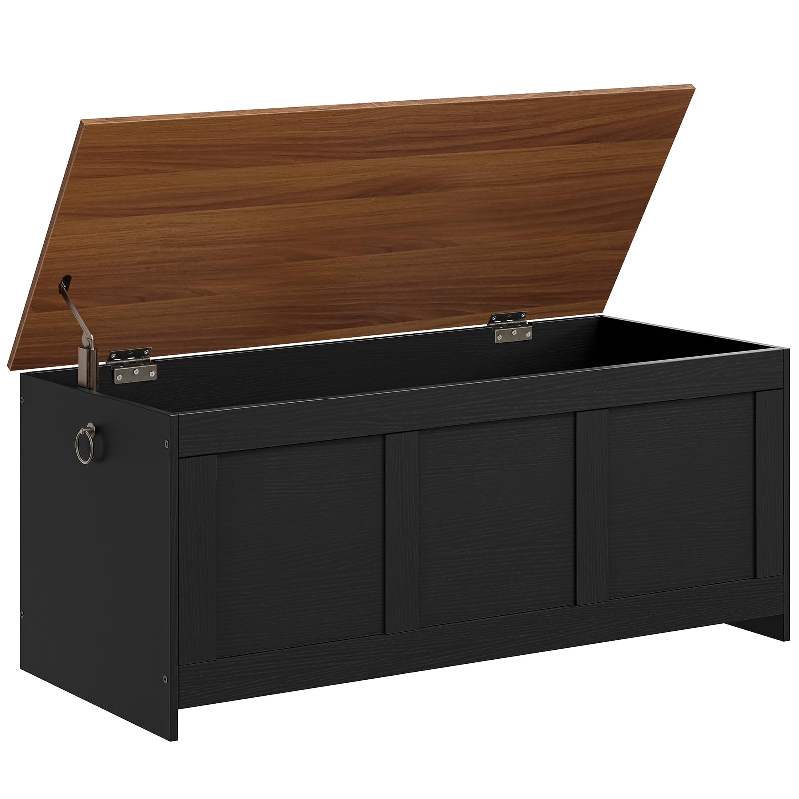 HOOBRO 47.2-inch Black Walnut Chest