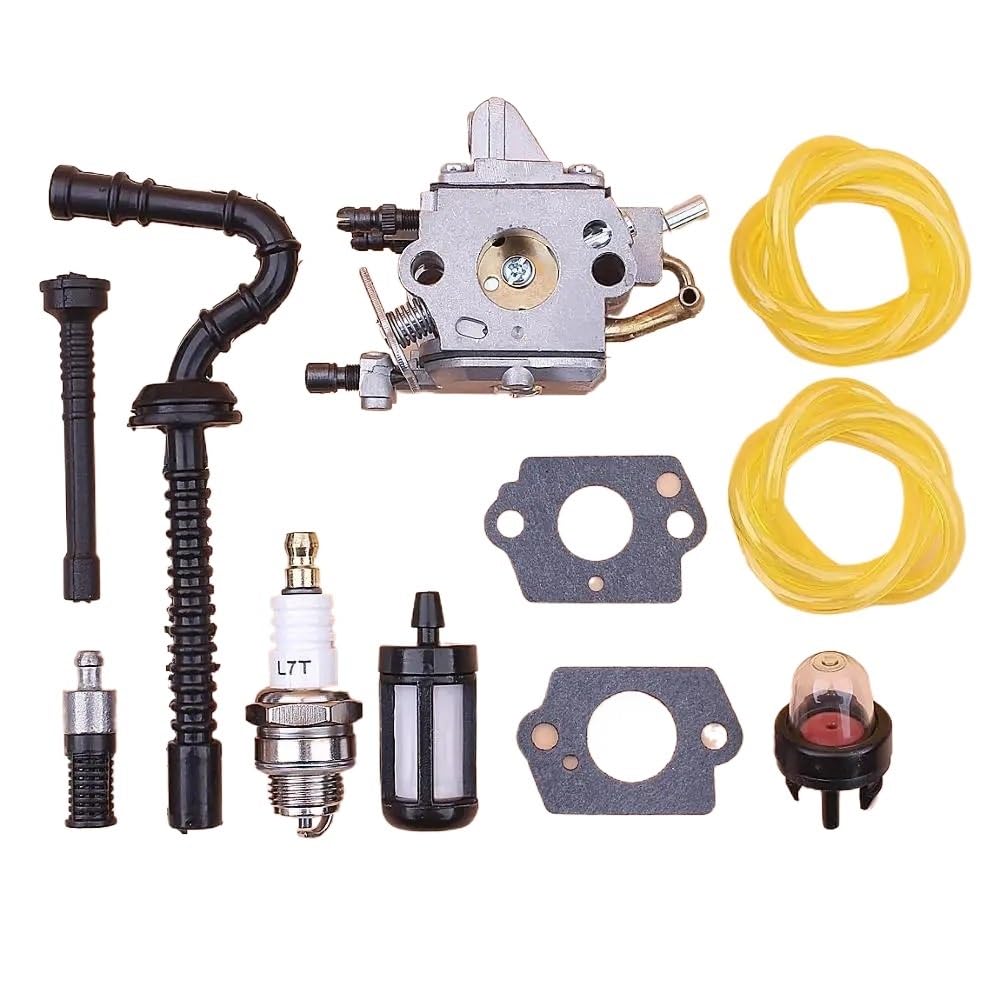 Kit de junta de bujía for motosierra MS192 MS192T MS192TC, carburador, línea de carburador, 1137, 120, 0650