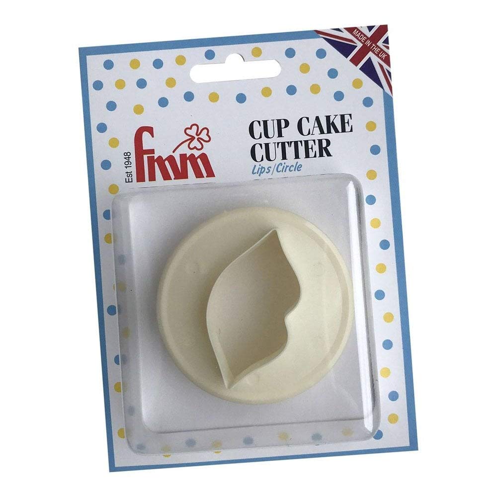 FMM Sugarcraft Double Sided Cup Cake Cutters Lips/Circles