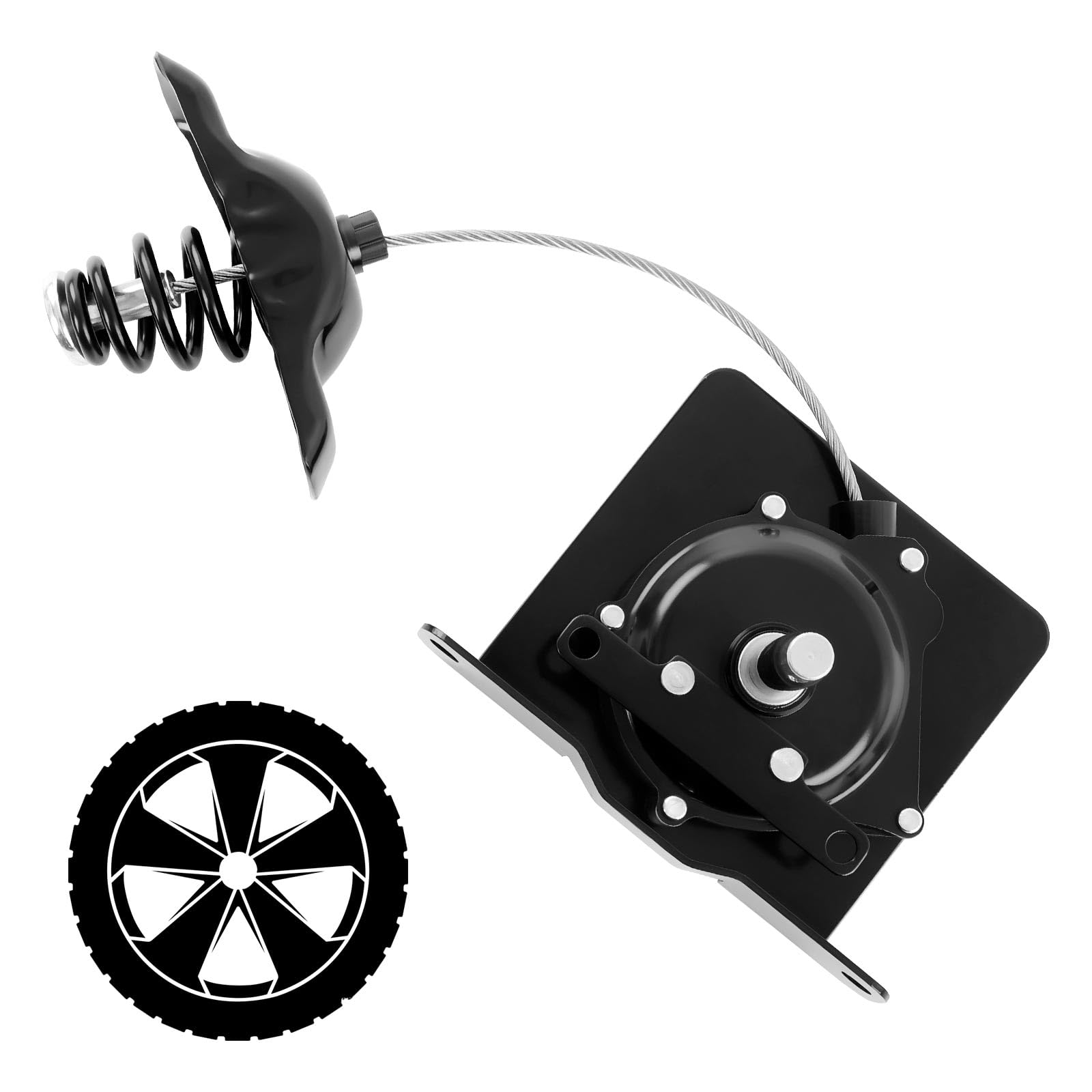 Gledewen 924-501 Spare Tire Hoist Spare Tire Winch Carrier Compatible with 1994-2004 Chevrolet S10, 1994-2004 GMC Sonoma Spare Tire Carrier Replace# 15740950 15041190