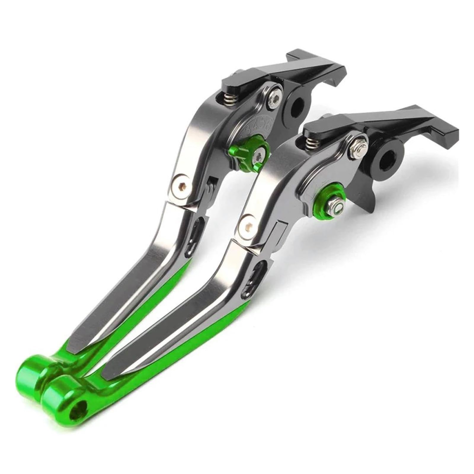 Mamxvkvzeu A Grey Green Motorbike Brake Clutch Handle Levers Motorcycle Adjustable Handle Brake Lever Clutch Levers For Ninja500 Z500 Se For Ninja 500Se 2025 Z500se(A Grey Green)
