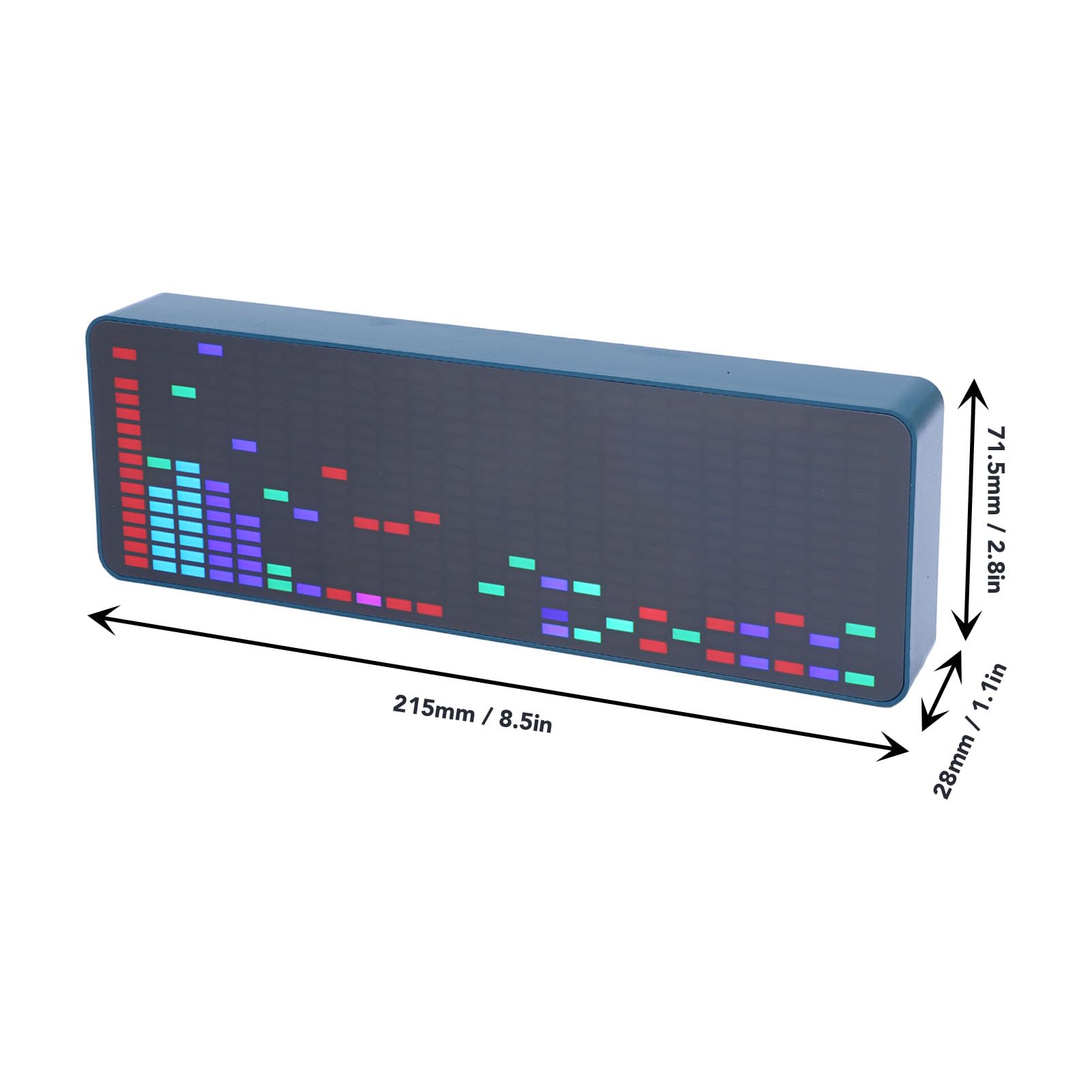 Pantalla de Espectro de Música, Equalizer Home Audio LED Light Spectrum Pickup 16x24 RGB