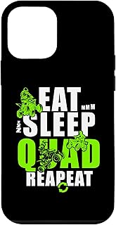 iPhone 12 mini Eat Sleep Quad Repeat Four Wheeler Quad Bike Rider Case