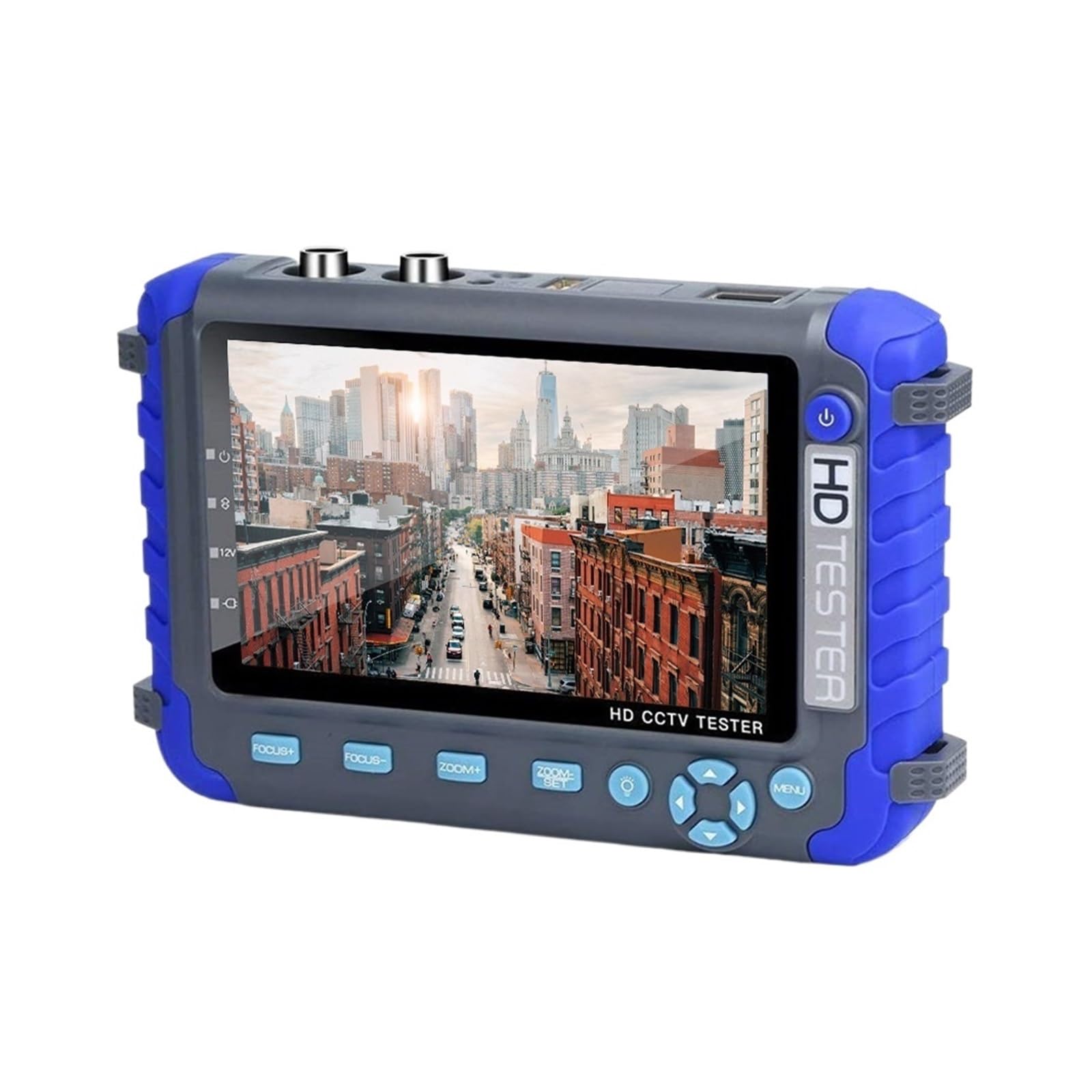 CCTV Tester, 4K Camera Tester 5 Inch CCTV Monitor 8MP AHD/CVI/TVI CVBS Analog With VGA Input UTP CFTV