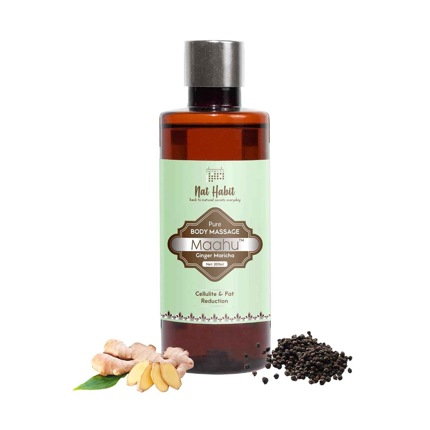 Nat Habit Pure Ginger Maricha Maahu, Ayurvedic Body Massage Oil | Helps Cellulite & Fat Reduction | With Goodness Of Cold ... - Review, Price and Buying Guide
