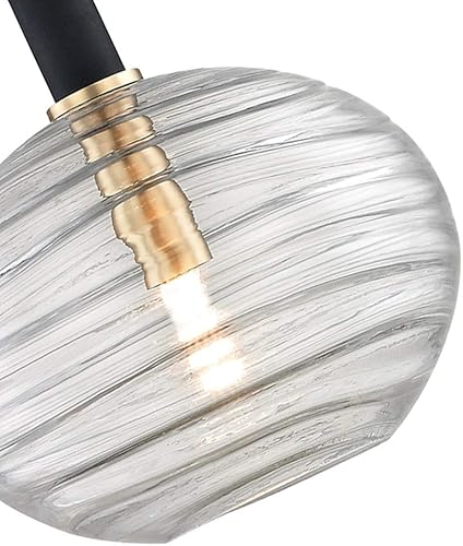 Miniatura 6 de Hudson Valley Lighting 2410-AGB Breton - Colgante LED de 1 luz - 8.5 pulgadas de ancho por 14.75 pulgadas de alto, color acabado latón envejecido