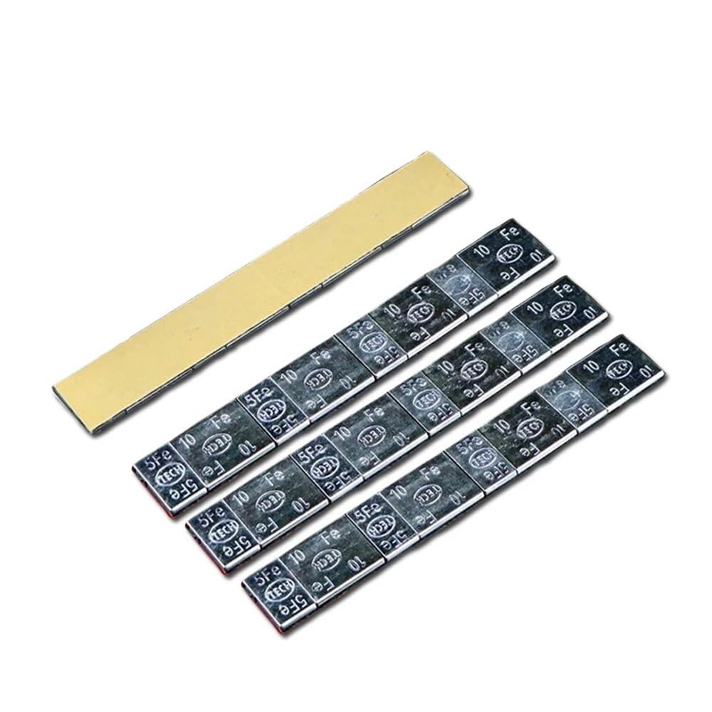 Samoprzylepne ciężarki do kół 80/200 szt. 5g/10g pasujące do felg aluminiowych samochodów/motocykli | Samoprzylepne klocki wyważające do opon 5g 10g – wstępnie przycięte do wyważania felg aluminiowych(200Pcs)