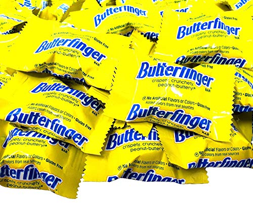 Butterfinger Bite-Sized Mini Chocolate Bars - 5 Lb Bulk - Crunchy Chocolate and Peanut butter Mini Candy Bars - Bulk Chocolate Candy