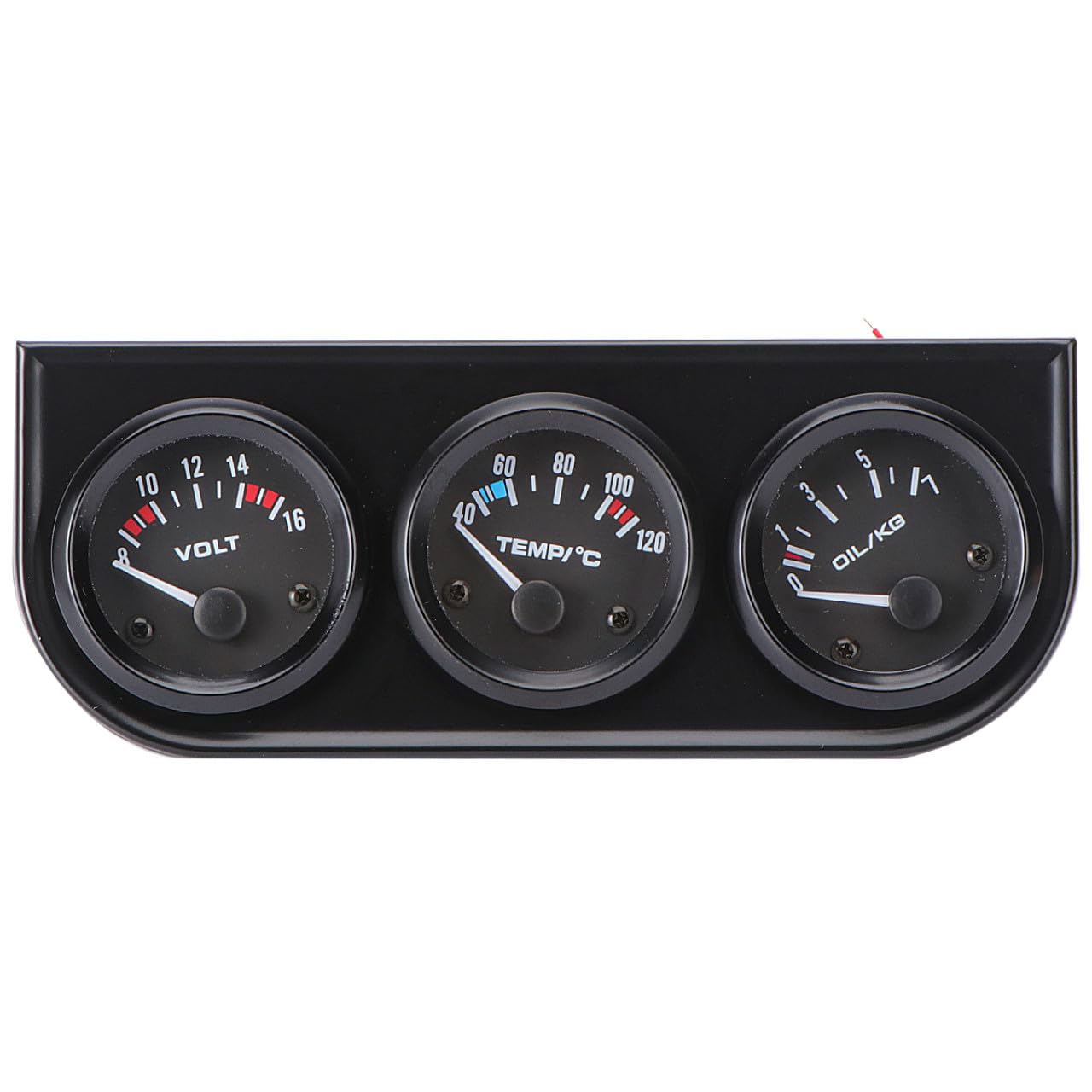Triple Kit Water Temp Gauge Temperature Gauge Car for Accurate Monitoring of Temperature and Water Temperature
