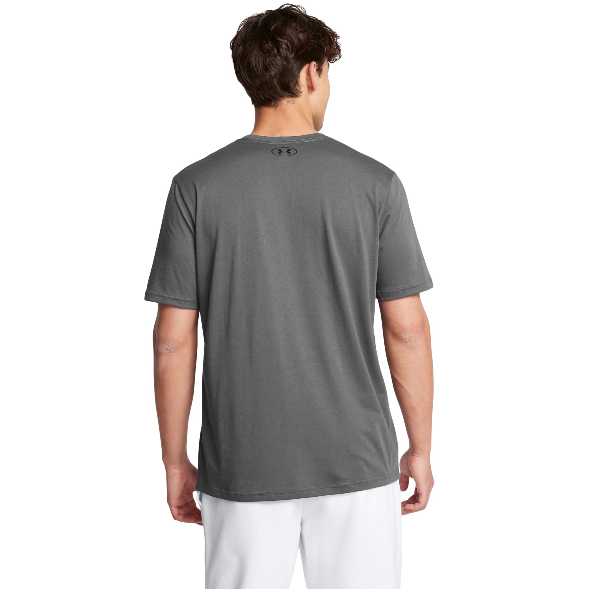 Under Armour Męska koszulka sportowa z logo sportowego z super miękkiego materiału, koszulka sportowa bez rękawów o luźnym kroju