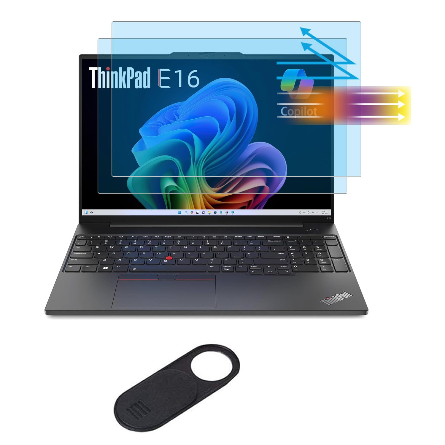 Photo 1 of 2-Pack Screen Protector for Lenovo ThinkPad E16 T16 P16 P16s P16V L16 16P / ThinkPad P1 Gen 8/7 & ThinkBook 16 G9 /Yoga Pro 7i 16 /IdeaPad Slim 5a Gen 11 16" laptop Anti-Blue Light Anti-Glare Filter