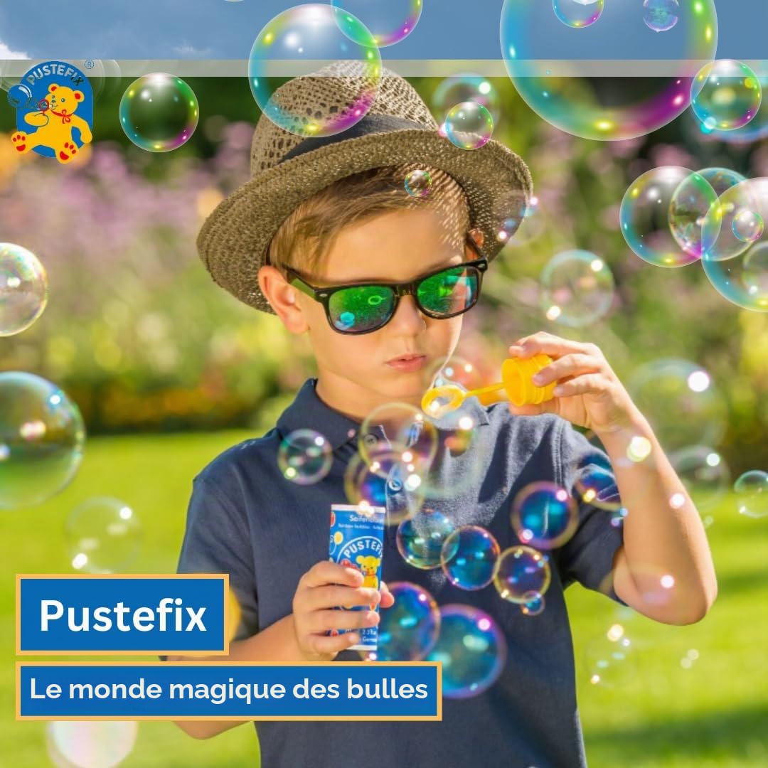 Pustefix 2050502 Nachfüllkanister I Bunte Bubbles 5 l Fabriqué en Allemagne I Seifenblasen für Hochzeit, Kindergeburtstag, Sommerfest I Bunte Seifenblasen für Kinder & Erwachsene