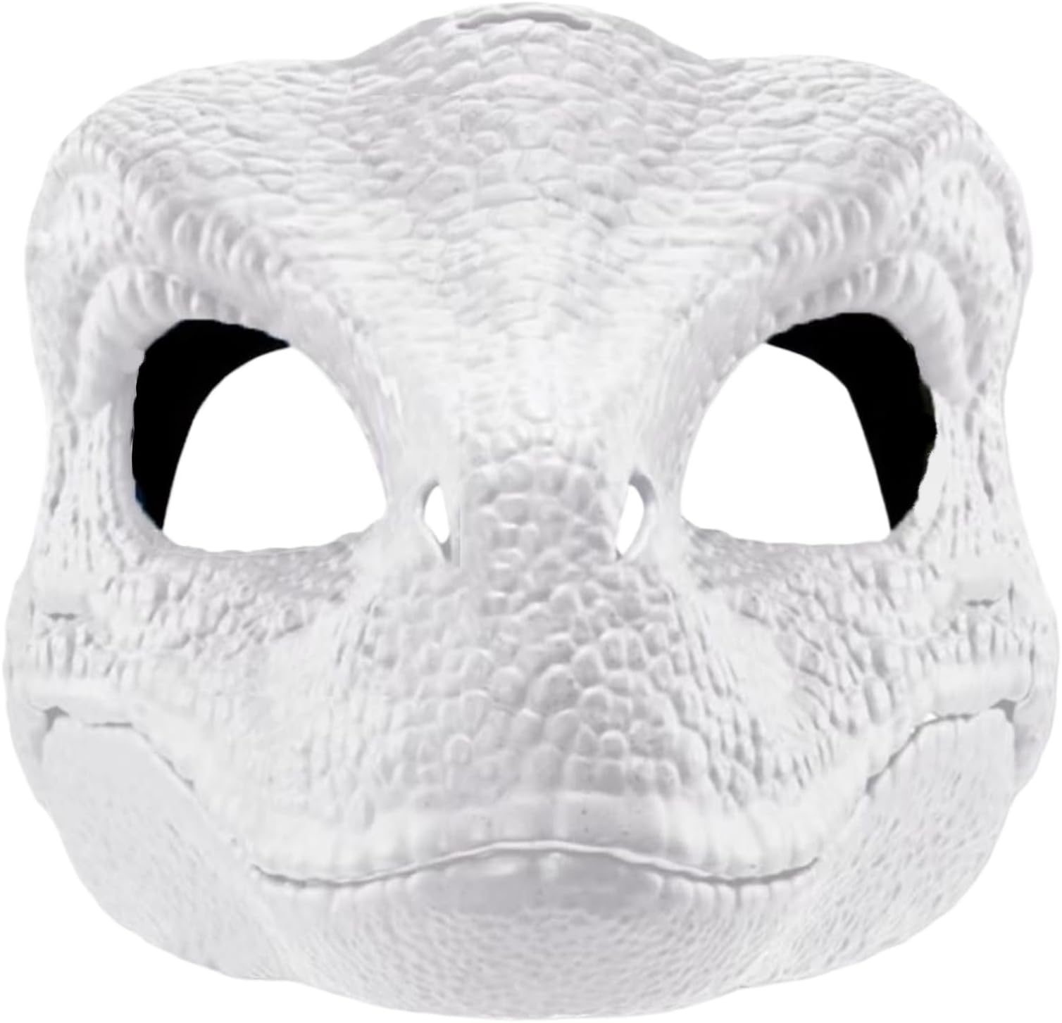 Dinosaur Mask with Opening Jaw, Halloween Festival Dinosaur Costume Masquerade Latex Mask, Blue