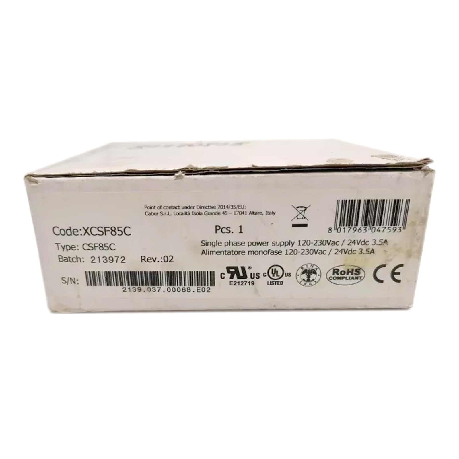 VSPPJYFG Expedited XCSF85C New and Sealed in Box XCSF85C 1 Year Warranty and Fast