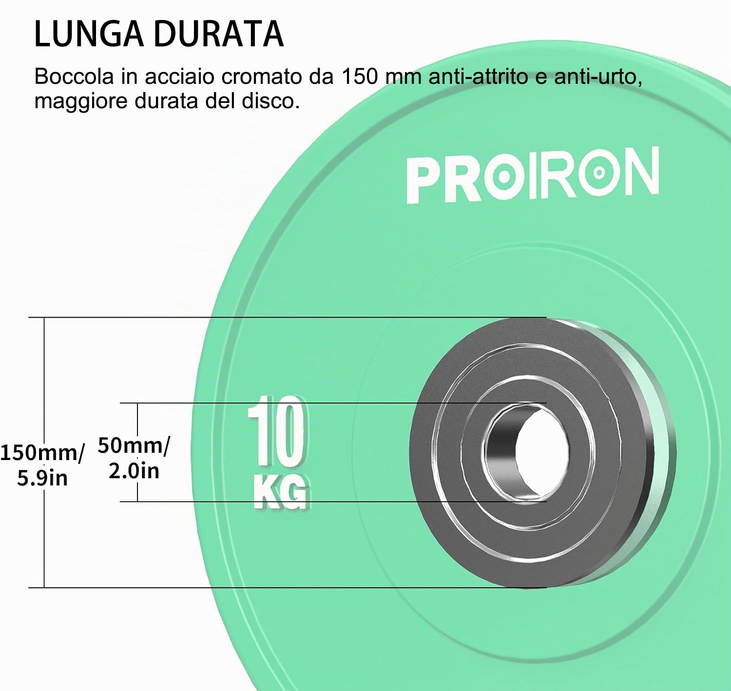 Amazon.co.jp: PROIRON ダンベル プレート バーベル プレート 5kg/10kg