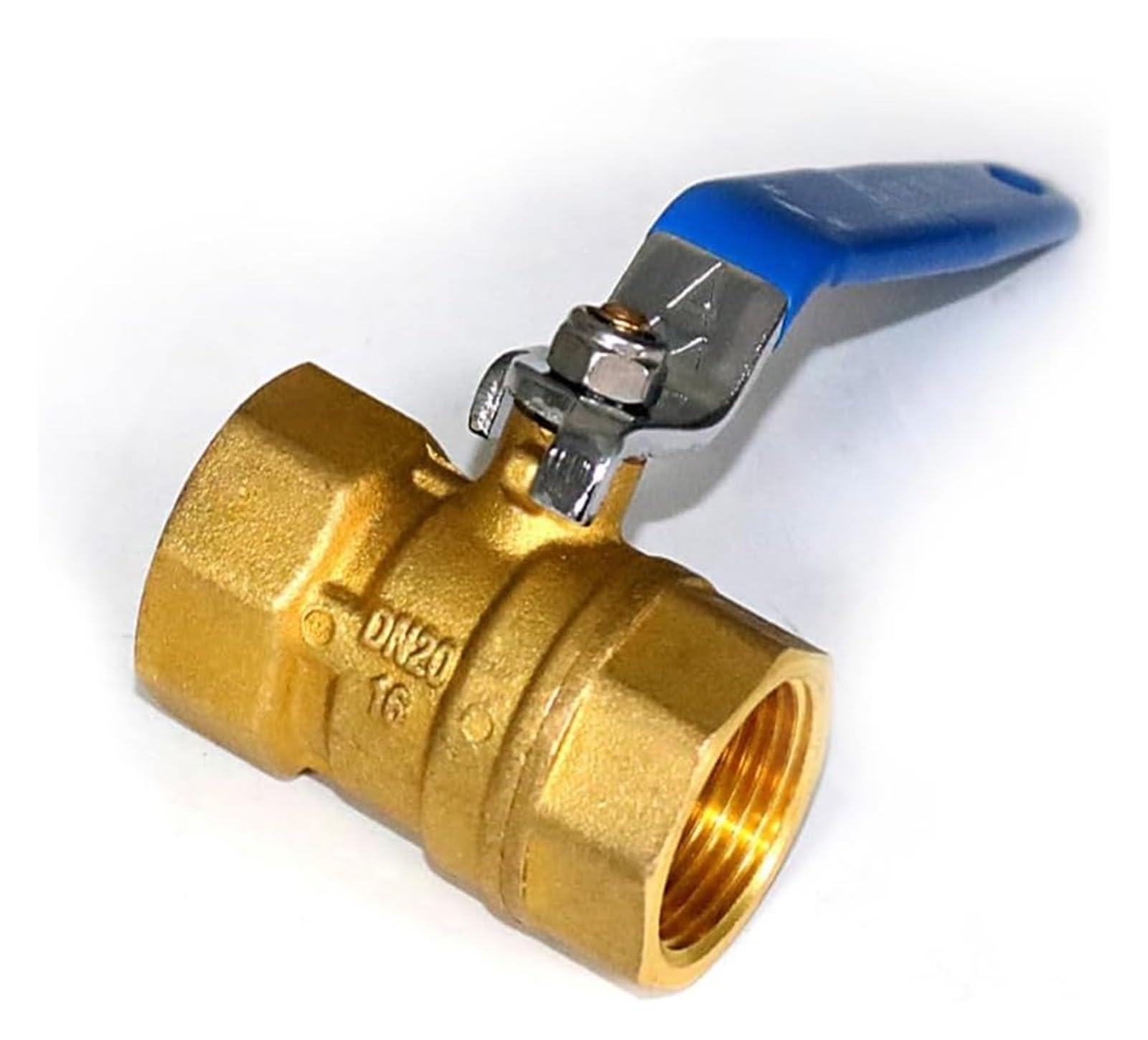 Valvola a sferaValvola a Sfera, valvola Manuale con Filettatura in Ottone Addensato, Interruttore dell'Acqua con valvola a Sfera in Rame (Dimensione : DN15)