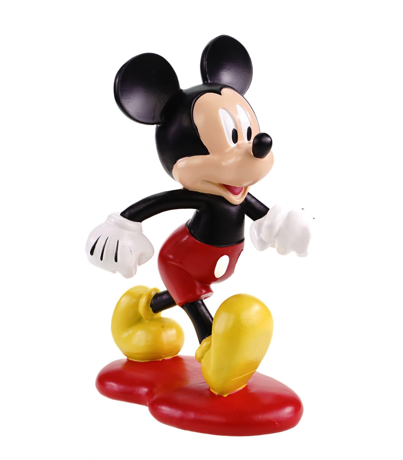 Mickey Mouse Garden Figure Weatherproof Disney Decoration for Garden Home | 20 cm Polyresin Statue | Charming Figure for Indoor and Outdoor Fans | Officially Licensed