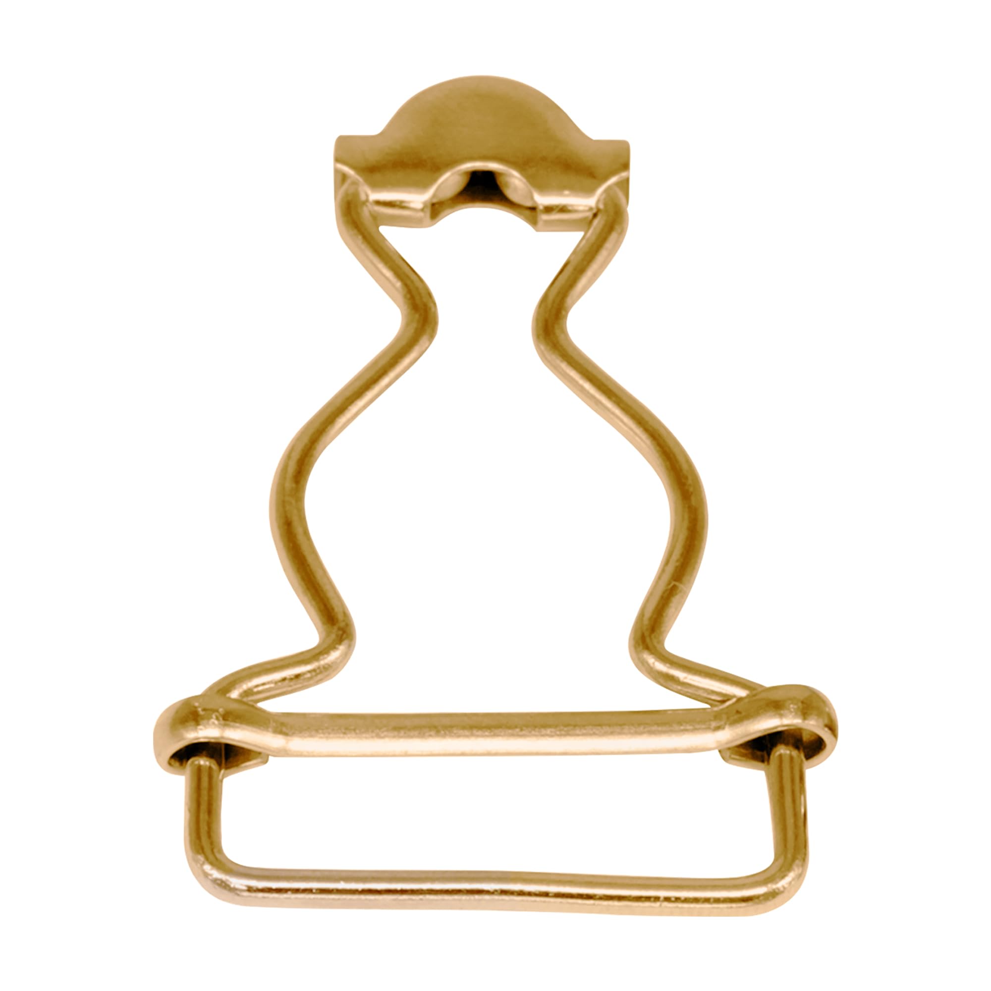 WedDecor 25mm Metal Dungaree Clip Fasteners Buckles, Bronze, 10pcs