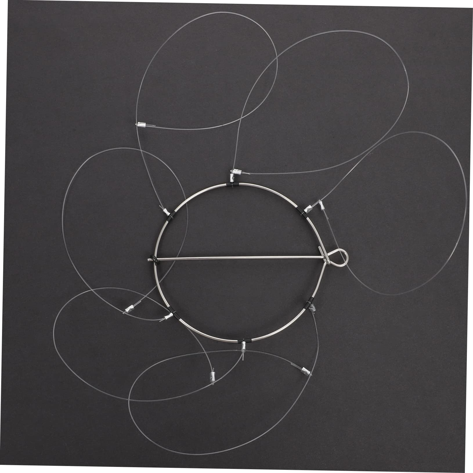 Toyvian Boucles De Série pour Pièges À Crabes Boucles De Pêche Crabe Cercle De Pêche Crabe Anneaux Métalliques pour Pièges À Crabes Boucles Métalliques pour Pièges À Crabes