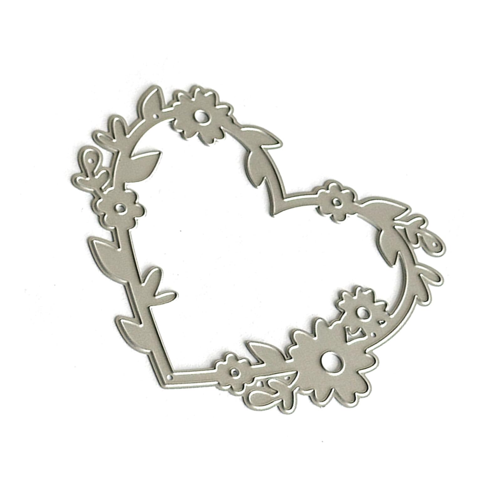 GTYLF Shape Metal Die Cut Embossing Stencils Molds Flower Frame Cutting Dies for Photo Card Scrapbooking Decorations Flower Frame Die Cut