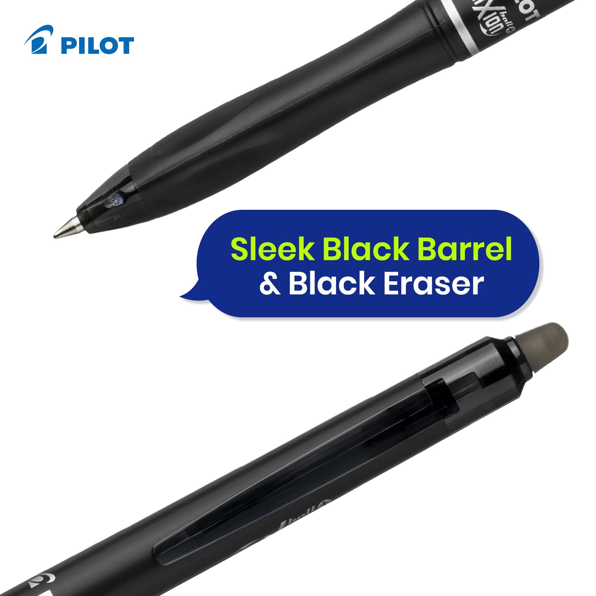Lot De 3 Stylos Roller Pilot Frixion Ball Plus 0,7 Mm - Encre Thermosensible Effaçable, Idéal Pour Bureau, école Et Couture