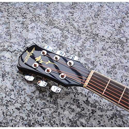 JTRHD Guitare Acoustique Débutant Folk Acoustic Guitar manquant Novice Mise en Route du Bois de Guitare pour Adultes et Enfants (Couleur : Black, Size : B) - Les Beatles, Paul McCartney, John Lennon, RIngo Starr, George Harrison JTRHD Guitare Acoustique Débutant Folk Acoustic Guitar manquant Novice Mise en Route du Bois de Guitare pour Adultes et Enfants (Couleur : Black, Size : B) – Image 5
