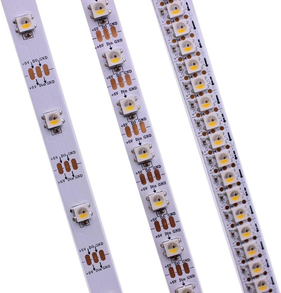 Amazon.com : Fengyan Landscape Lights DC5V 5m Addressable SK6812 RGBW ...