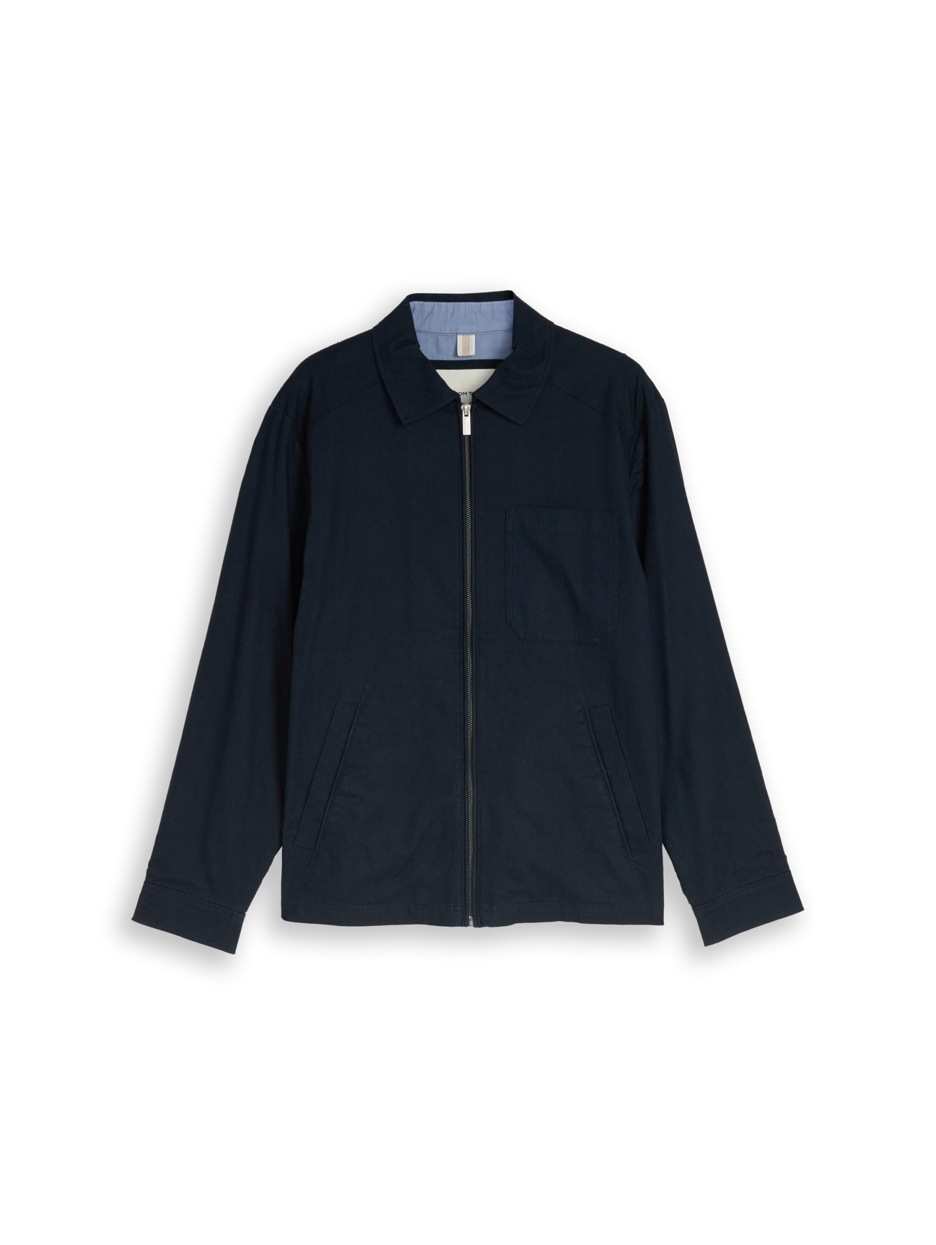 TOM TAILOR Herren Hemd-Jacke mit Leinen