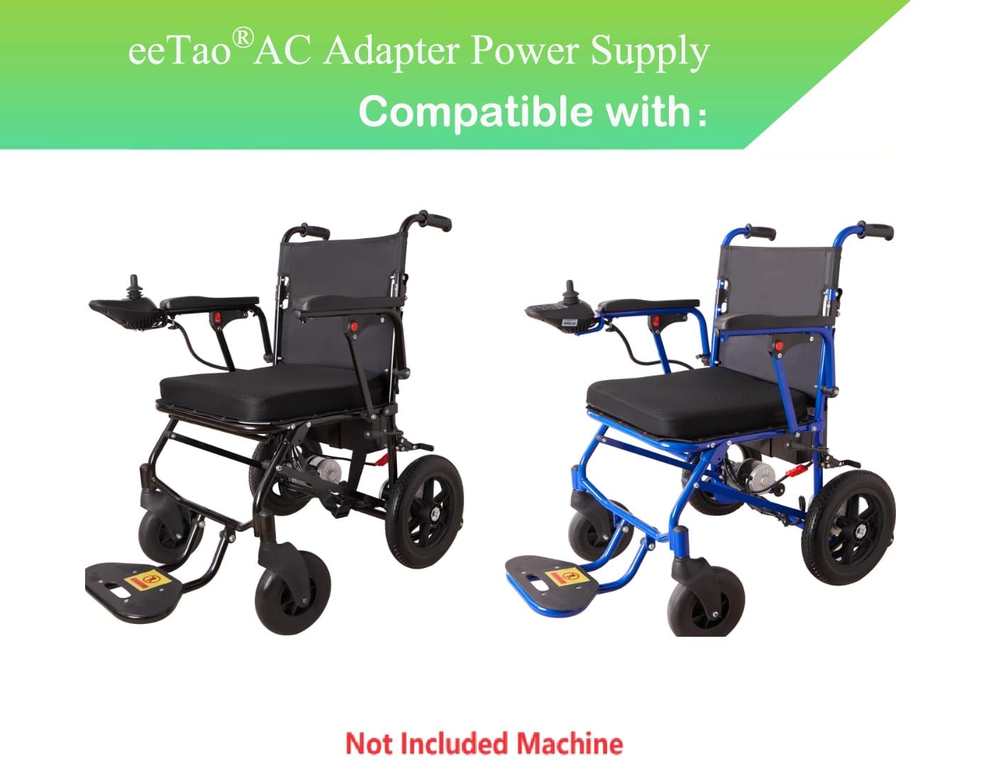 eeTao 3-Pin XLR AC/DC Adapter Replacement Charger Compatible with RehabRolls HR-DP-001 HRDP001 Lightweight Foldable Electric Wheelchair 24V 12AH 24VDC lead-acid Battery Power Supply Cable Cord