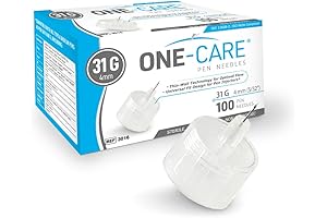 ONE-CARE PEN TIPS 4MM STERILE PRECISION PEN NEEDLES