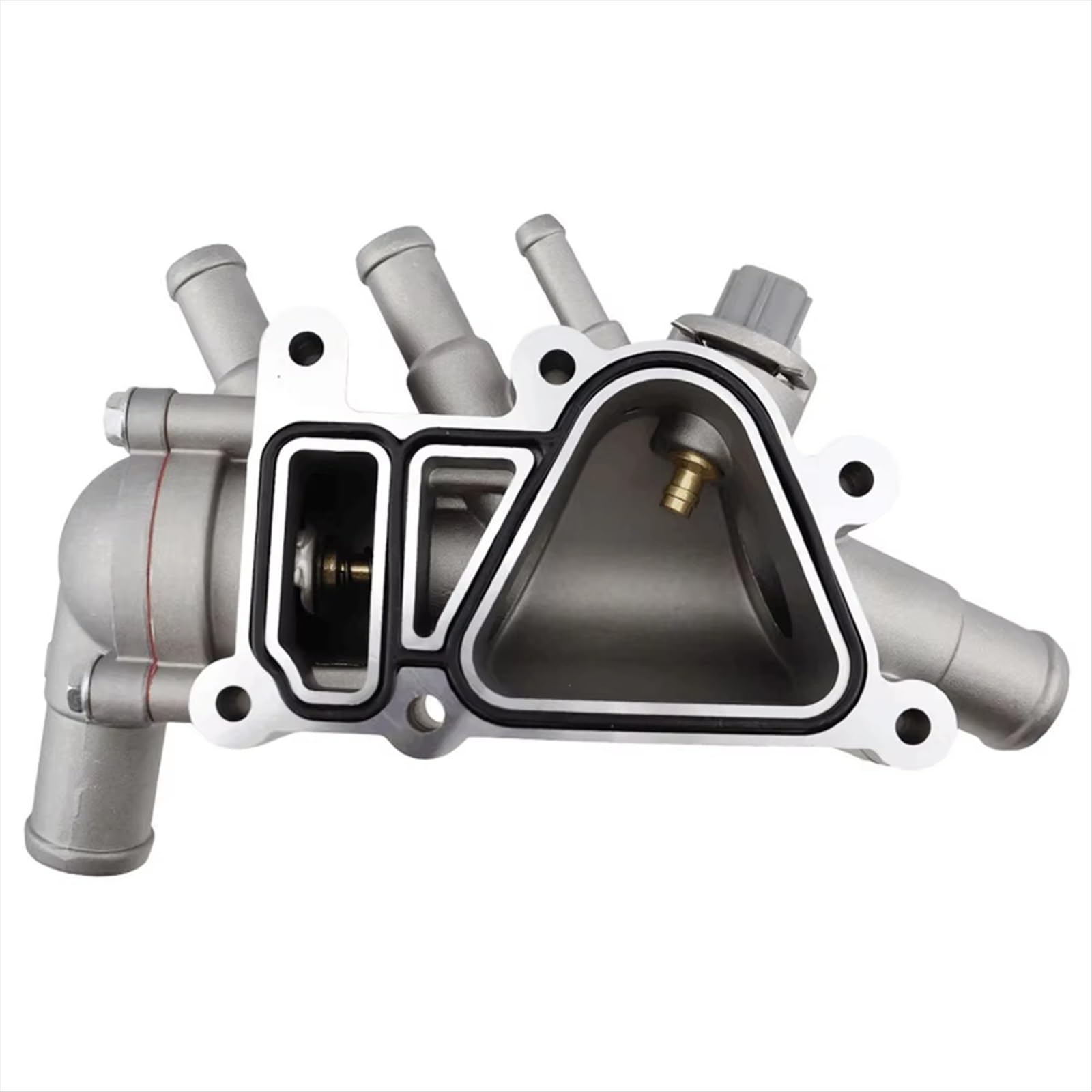 Termostato Acqua di Raffreddamento per KA 1.3 1.6 Alloggiamento termostato Flangia Acqua di Raffreddamento Motore Uscita Pompa 1130416 1218087 1337823 XS6E-8A586-AG
