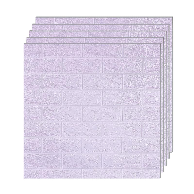 GOWALL 3D Foam Purple Wallpaper Wall Panels Brick Self-Adhesive Waterproof PE Foam, Ceiling Wallpaper for Bedroom Furniture, 57.5 Sq.Ft Peel and Stick 3D Brick | 70cmX70cm Pack of 8 (B0D5Y88VV5) Amazon Price History, Amazon Price Tracker