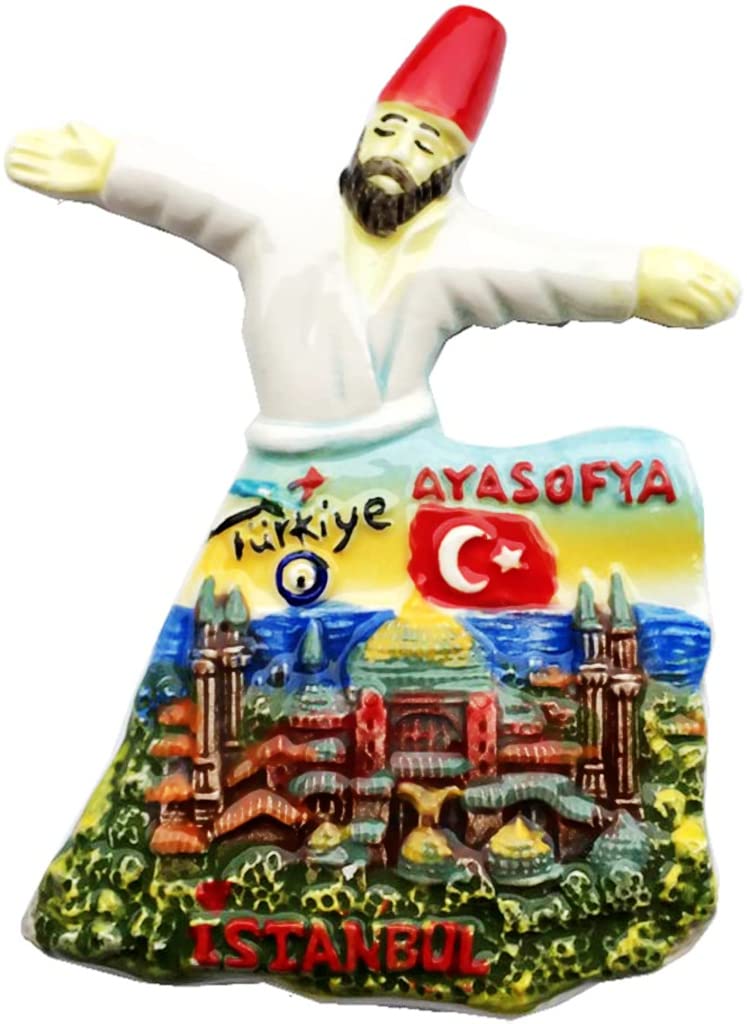 Altko Ayasofya Istanbul Turkey Magnet Fridge Refrigerator Magnet Decoration Sticker Souvenir Resin Crafts Kitchen Whiteboard