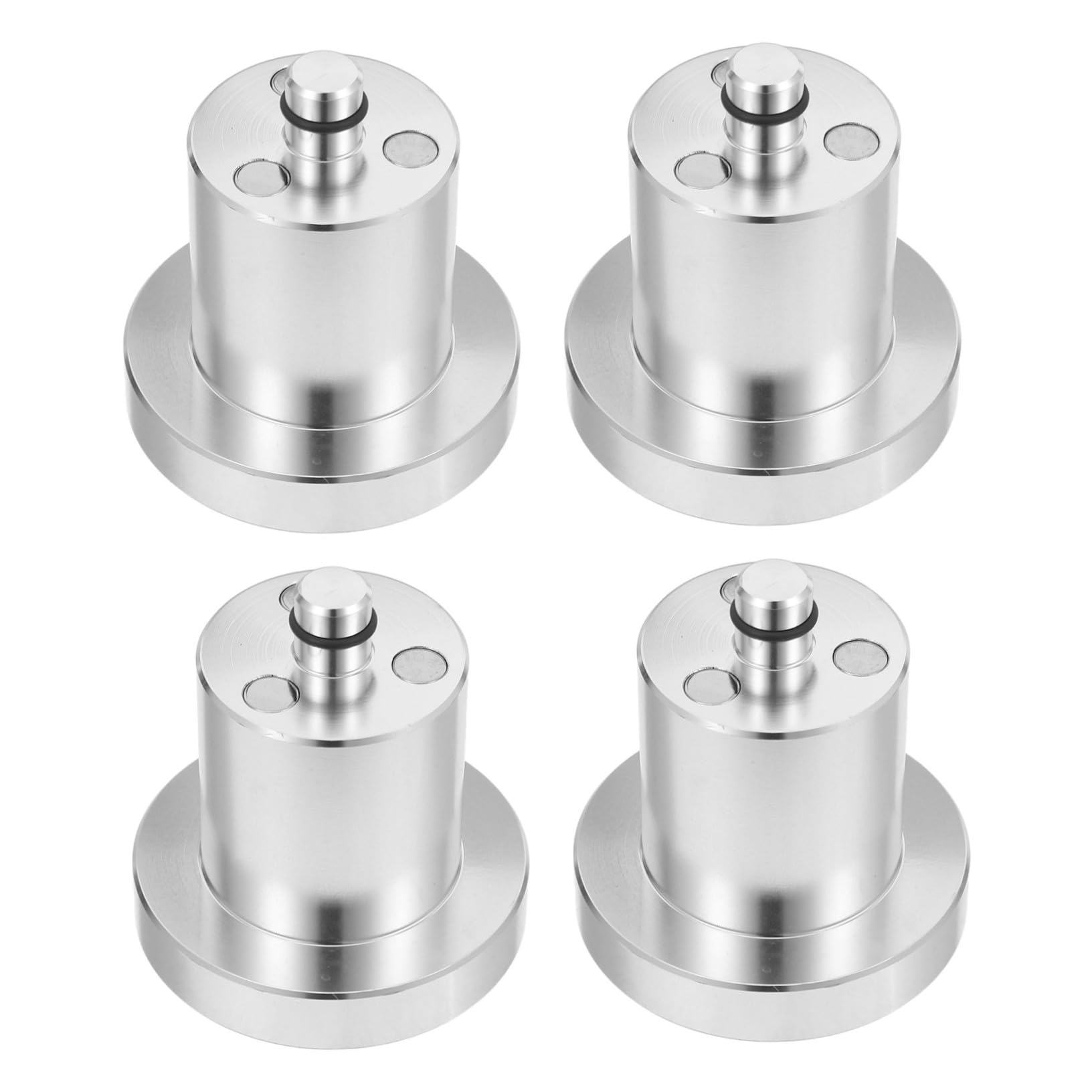 STOBAZA 4 Stück Aluminium Wagenheber Pad Adapter Antirutsch Dämpfend für Hydraulischen Wagenheber Schutz für Fahrzeugrahmen und Boden Geeignet für Elektroautos Suvs und Limousinen
